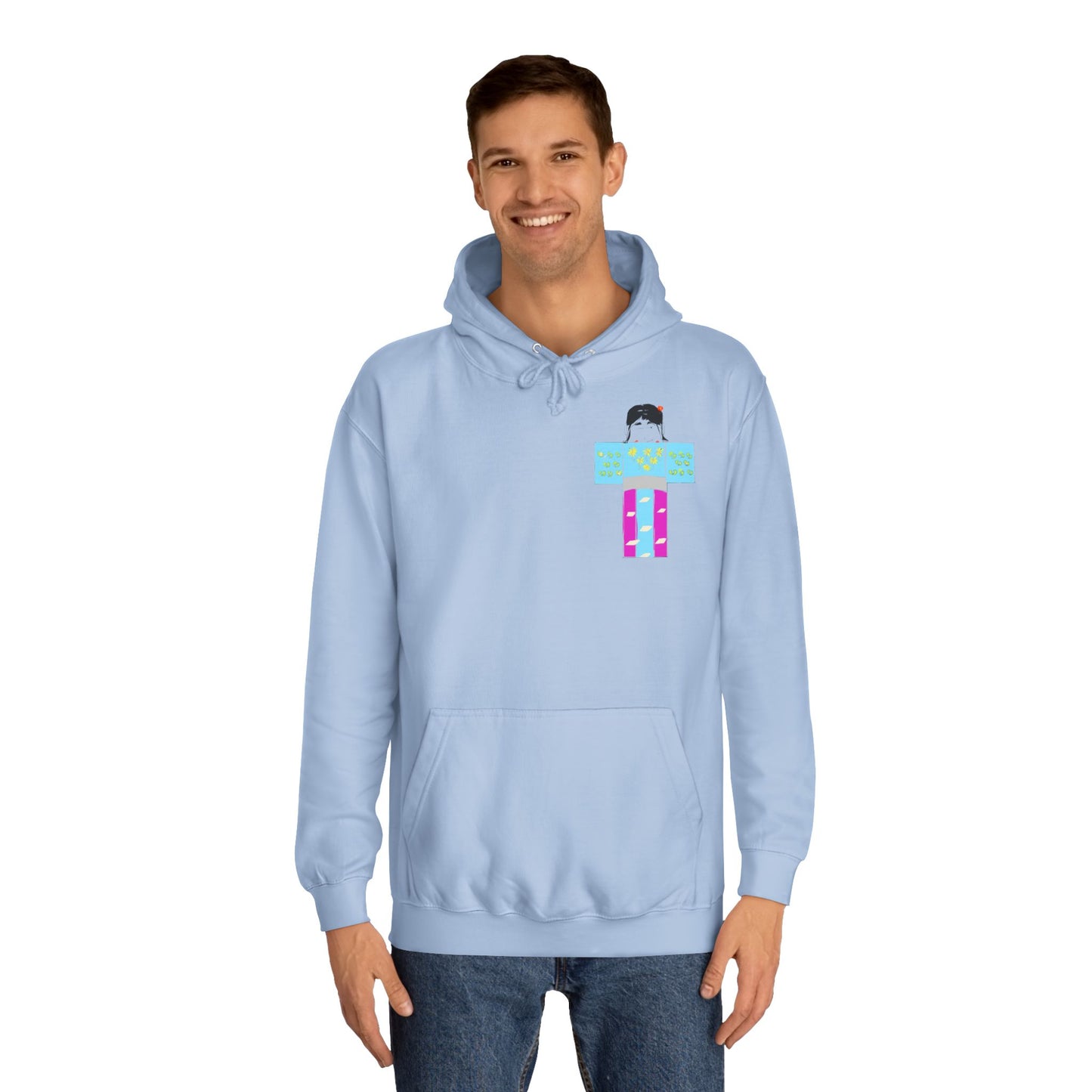 Sudadera con capucha yukata japonesa unisex: ligera, estilo kimono con cremallera | FunWearCode