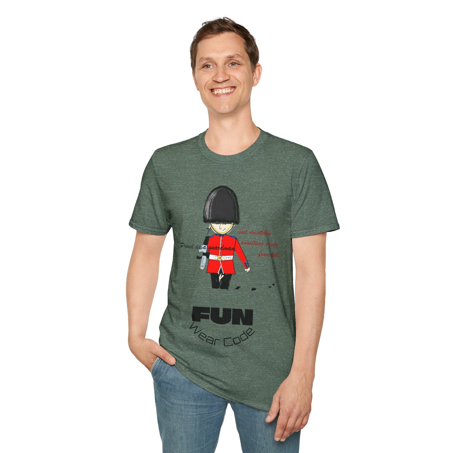 Camiseta unisex de guardia - Camiseta clásica de estilo inglés para amantes de la diversión | Funwearcode