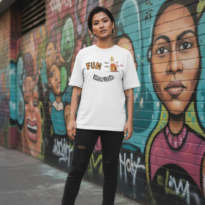 Camiseta extragrande divertida y suave - Camiseta con gráfico de mujer tailandesa | FunWearCode