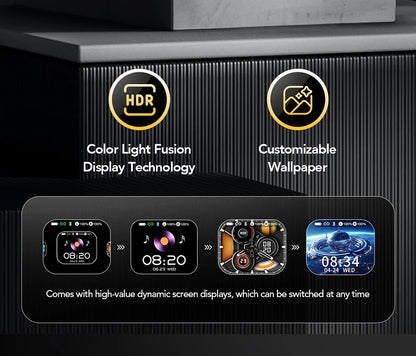 Écouteurs sans fil sport traducteur AI – Écran tactile LCD avec crochet lumineux | Sélection FunWearCode