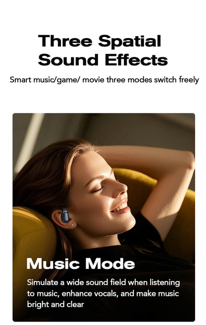 Auriculares deportivos inalámbricos con traductor de IA - Auriculares Bluetooth con pantalla táctil LCD y micrófono HD | Selección de FunWearCode 