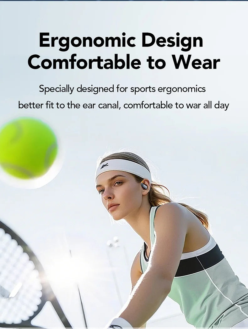 Écouteurs sans fil sport traducteur AI – Écran tactile LCD avec crochet lumineux | Sélection FunWearCode