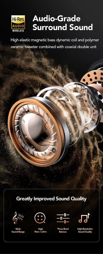 Écouteurs sans fil sport traducteur AI – Écran tactile LCD avec crochet lumineux | Sélection FunWearCode