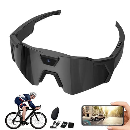 Sports HD Video Glasses - Hiking Jogging Cycling Skiing Climbing Flying Dynamic Recorder Goggles | FunWearCode's Selection