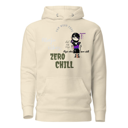 Soft & Warm Pullover Hoodie – Lady Ninja Graphic Design for Women | FunWearCode