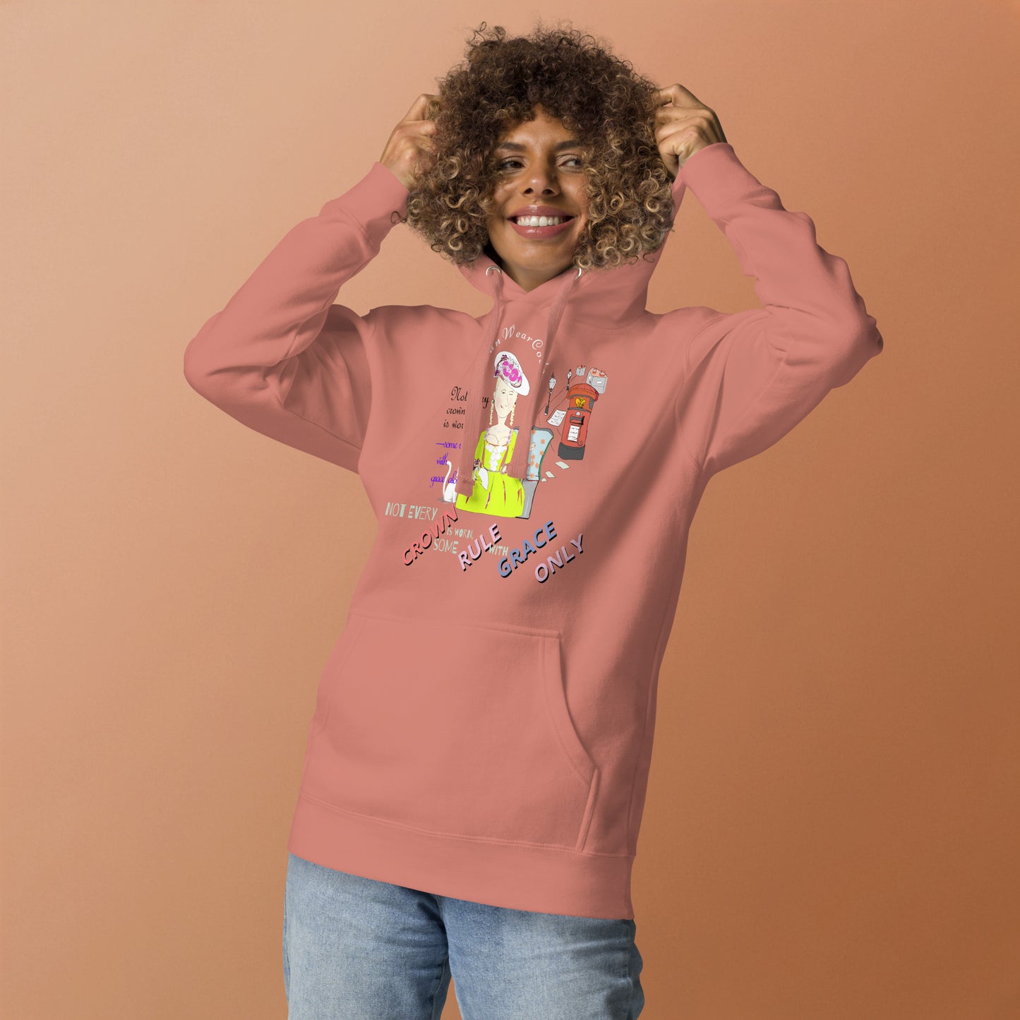 Sudadera con capucha vintage de estilo inglés: estilo urbano retro con estilo | FunWearCode