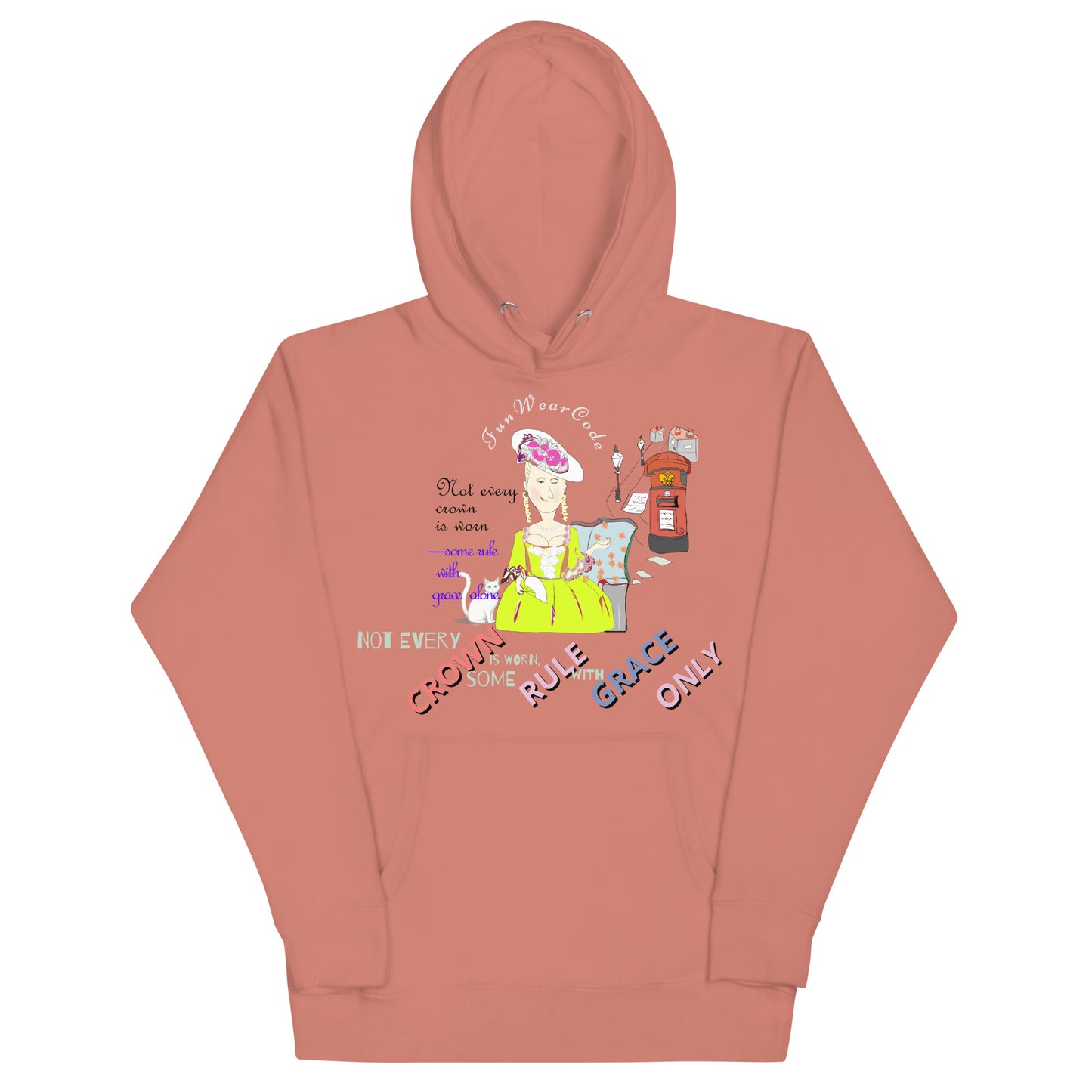 Sudadera con capucha vintage de estilo inglés: estilo urbano retro con estilo | FunWearCode