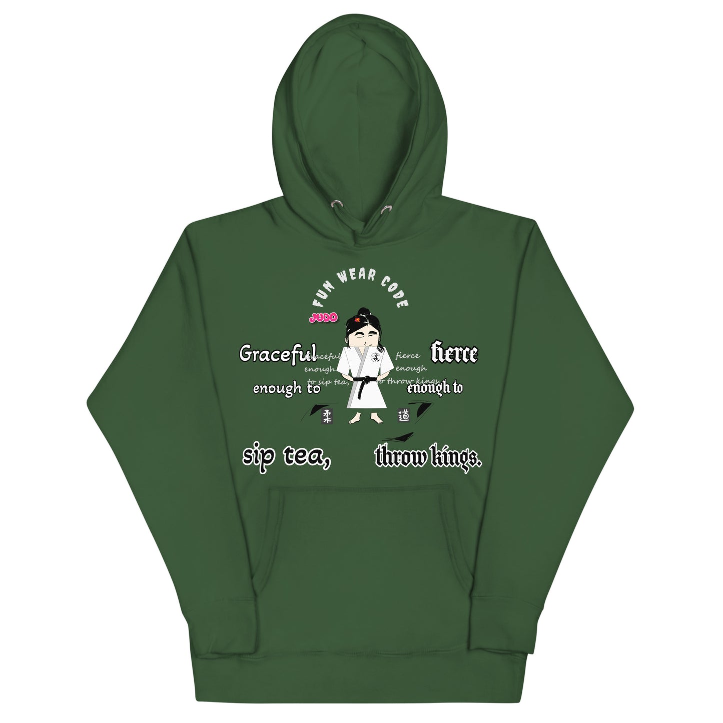Sudadera con capucha de judo con dibujos animados – Sudadera divertida de artes marciales | FunWearCode