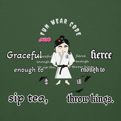 Sudadera con capucha de judo con dibujos animados – Sudadera divertida de artes marciales | FunWearCode