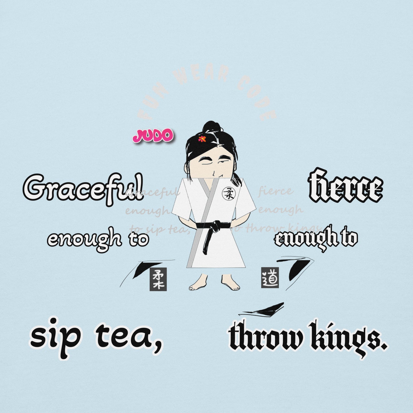 Sudadera con capucha de judo con dibujos animados – Sudadera divertida de artes marciales | FunWearCode