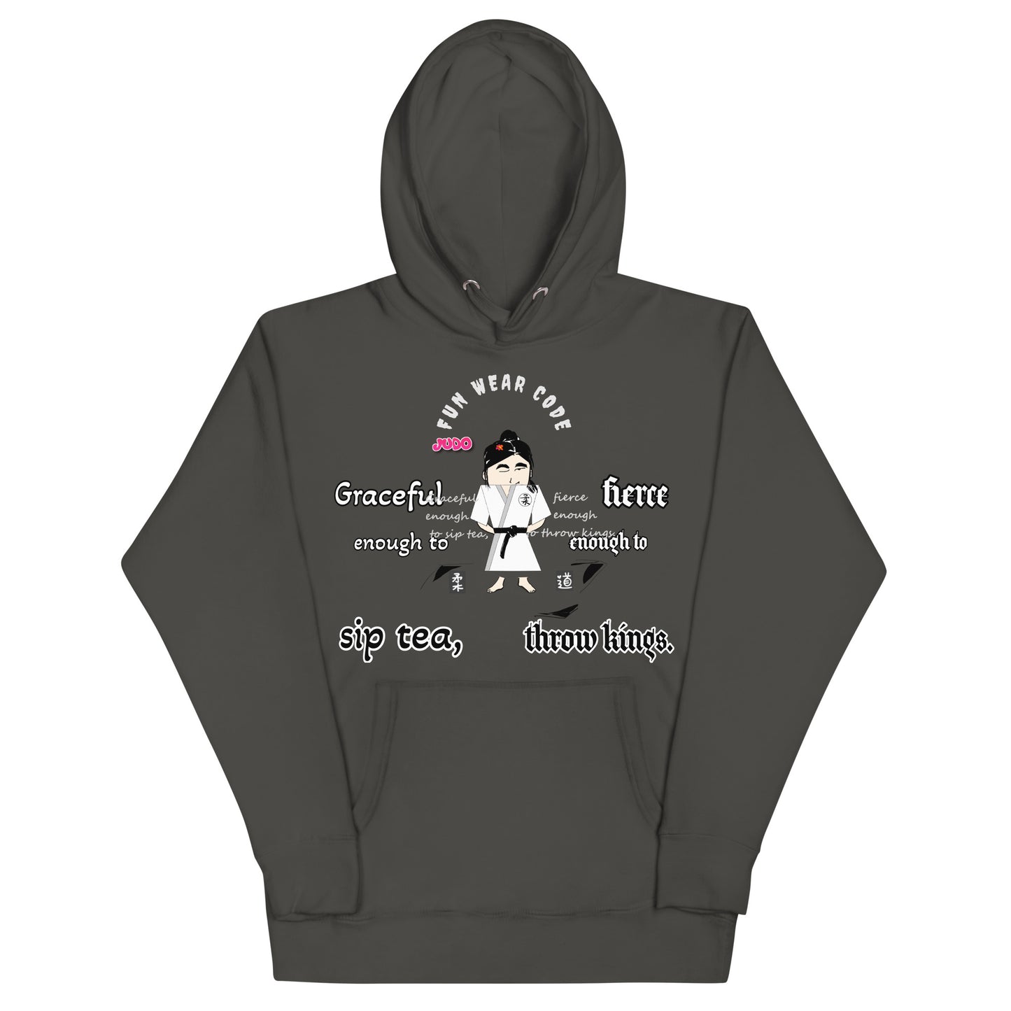 Sudadera con capucha de judo con dibujos animados – Sudadera divertida de artes marciales | FunWearCode