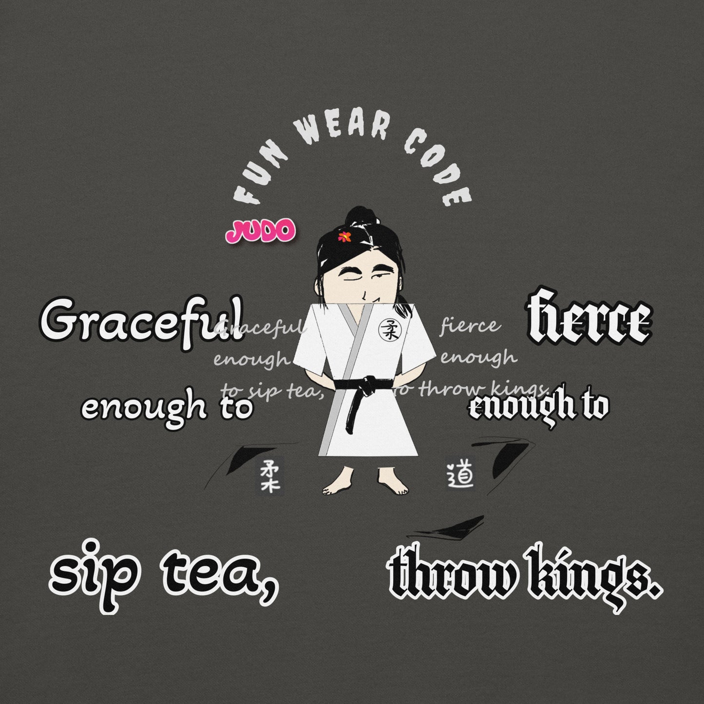 Sudadera con capucha de judo con dibujos animados – Sudadera divertida de artes marciales | FunWearCode