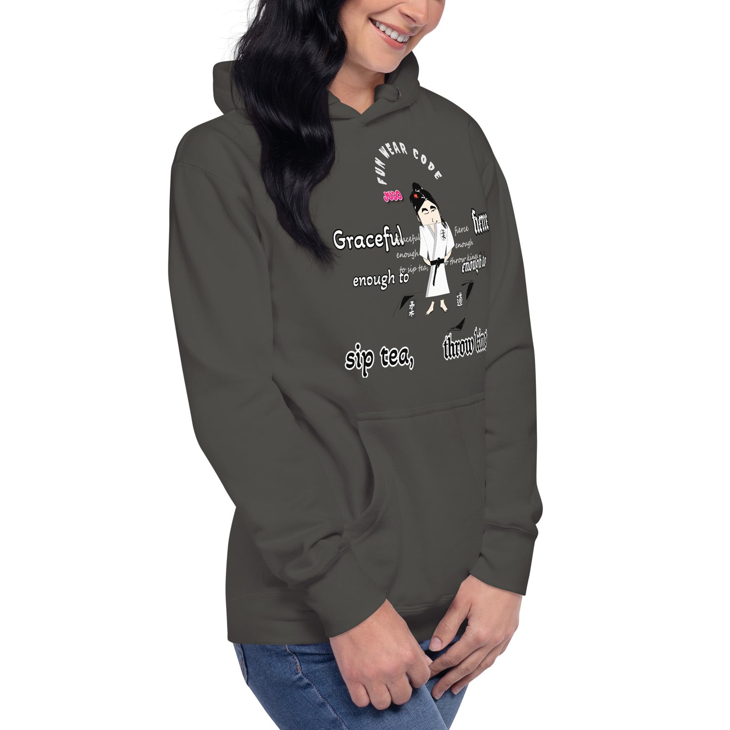 Sudadera con capucha de judo con dibujos animados – Sudadera divertida de artes marciales | FunWearCode