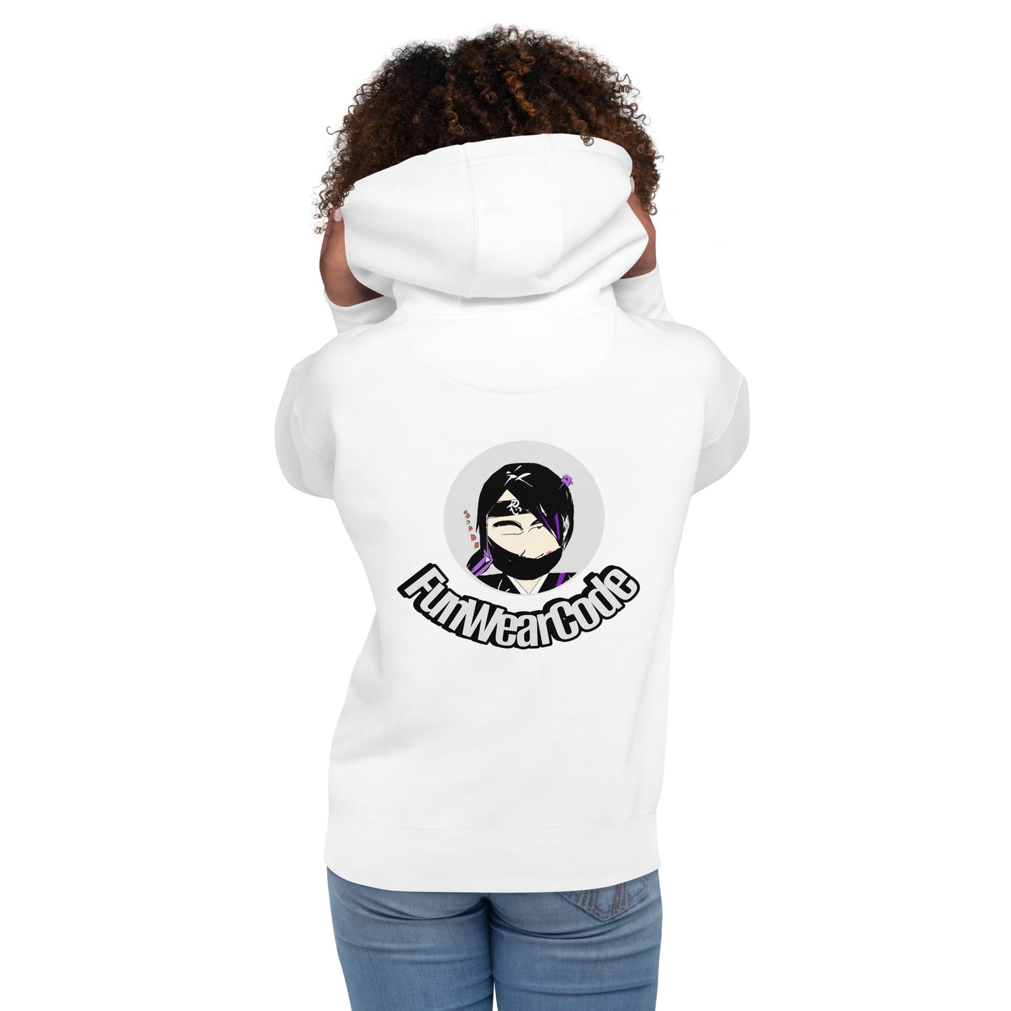 Soft & Warm Pullover Hoodie – Lady Ninja Graphic Design for Women | FunWearCode