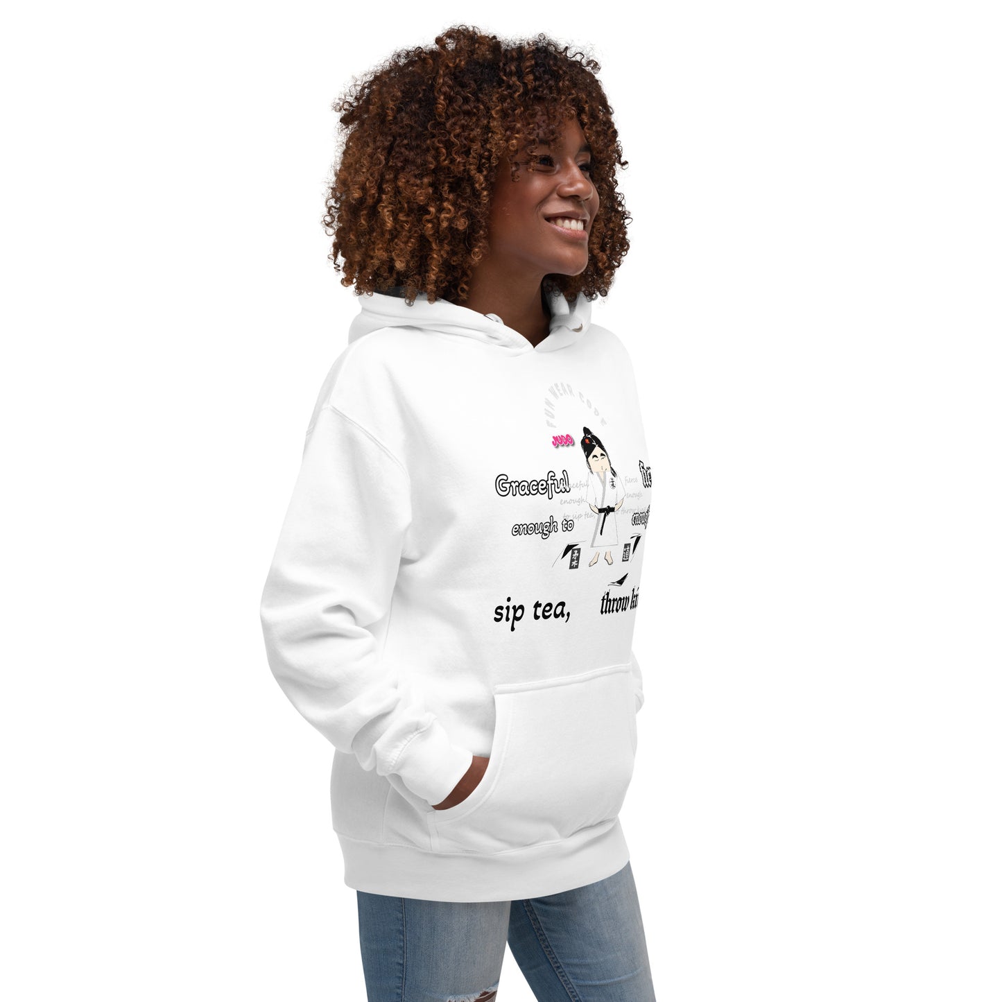 Sudadera con capucha de judo con dibujos animados – Sudadera divertida de artes marciales | FunWearCode