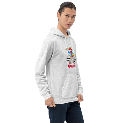 Unisex Cowboy Graphic Hoodie – Vintage Western Style Design | FunWearCode
