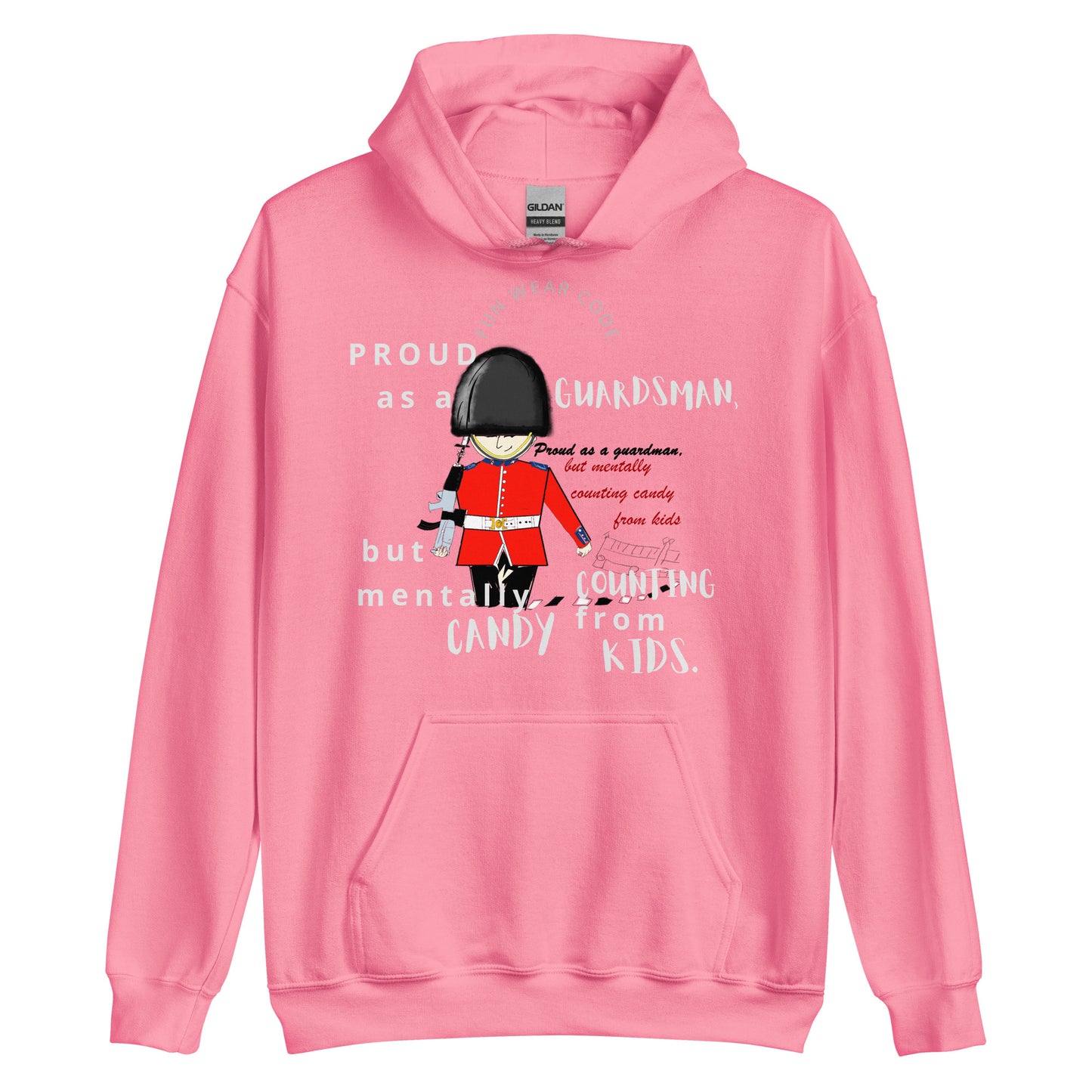 Unisex Cozy Hoodie – Fun Royal Guardsman Graphic Design | FunWearCode