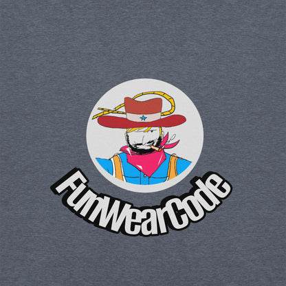 Unisex Cowboy Graphic Hoodie – Vintage Western Style Design | FunWearCode