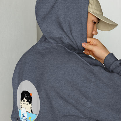 Sudadera con capucha yukata japonesa unisex: diseño icónico japonés divertido | FunWearCode