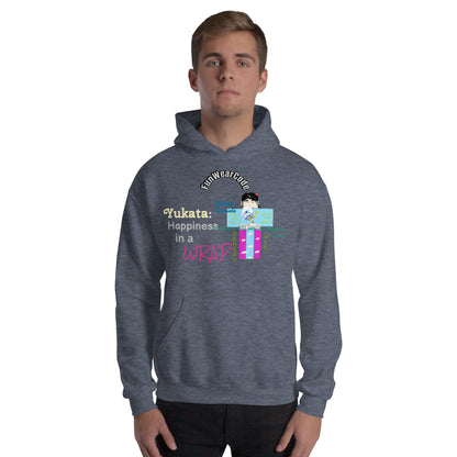 Sudadera con capucha yukata japonesa unisex: diseño icónico japonés divertido | FunWearCode