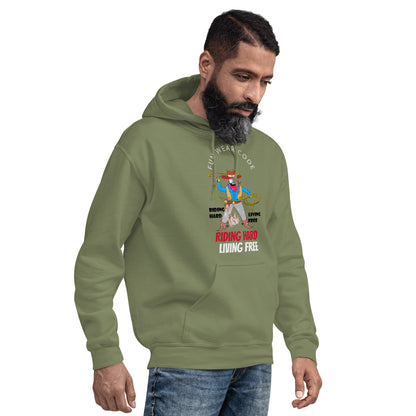 Unisex Cowboy Graphic Hoodie – Vintage Western Style Design | FunWearCode