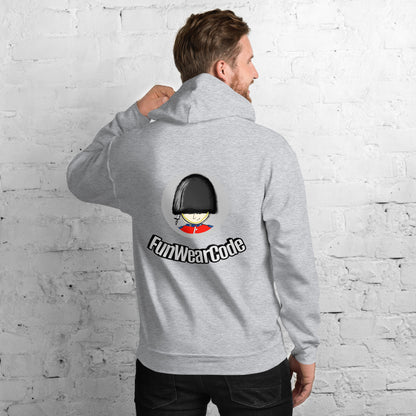 Unisex Cozy Hoodie – Fun Royal Guardsman Graphic Design | FunWearCode