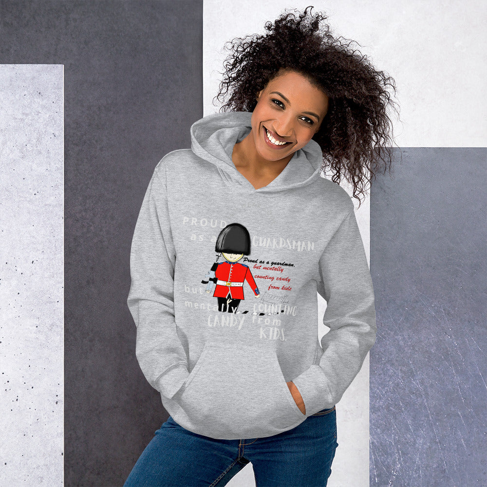 Unisex Cozy Hoodie – Fun Royal Guardsman Graphic Design | FunWearCode