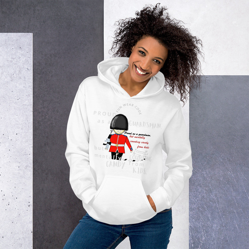Unisex Cozy Hoodie – Fun Royal Guardsman Graphic Design | FunWearCode