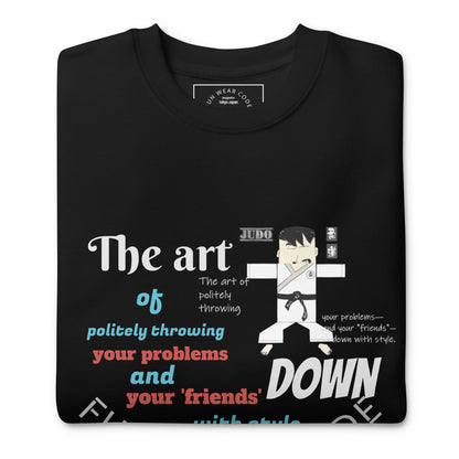 Judo Theme Long Sleeve Tee – Fun Martial Arts Shirt | FunWearCode