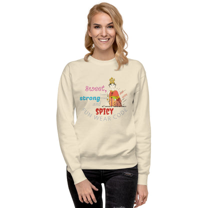 Premium Long Sleeve T-Shirt - Playful Thai Woman Graphic Tee | FunWearCode