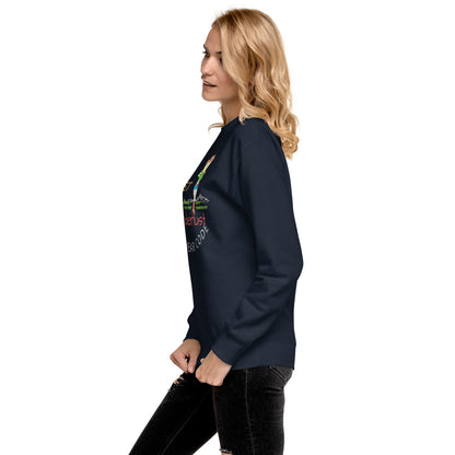 Premium Cozy Long Sleeve T-shirt – Classic Cowgirl Graphic Sweatshirt | FunWearCode