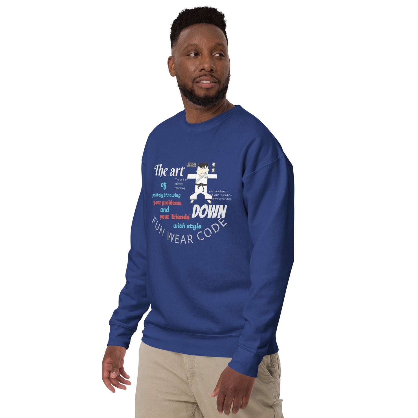 Judo Theme Long Sleeve Tee – Fun Martial Arts Shirt | FunWearCode