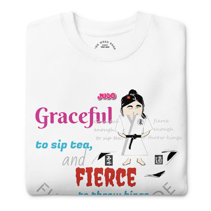 Judo Lady Long Sleeve Tee – Stylish Martial Arts Inspired Sweatshirt | FunWearCode