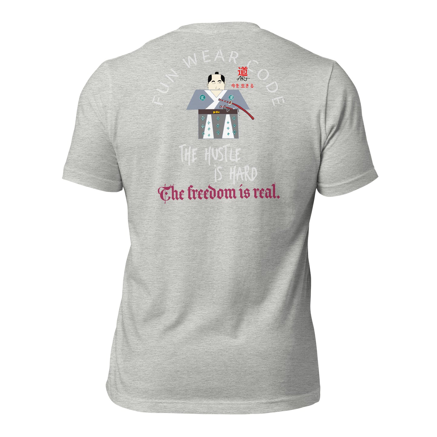 Camiseta unisex auténtica de artes marciales: Camiseta con gráfico de samurái estilo vintage | FunWearCode