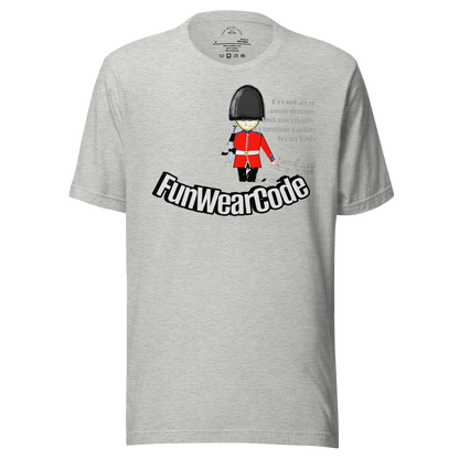 Camiseta unisex de guardia - Camiseta clásica de estilo inglés para amantes de la diversión | FunWearCode