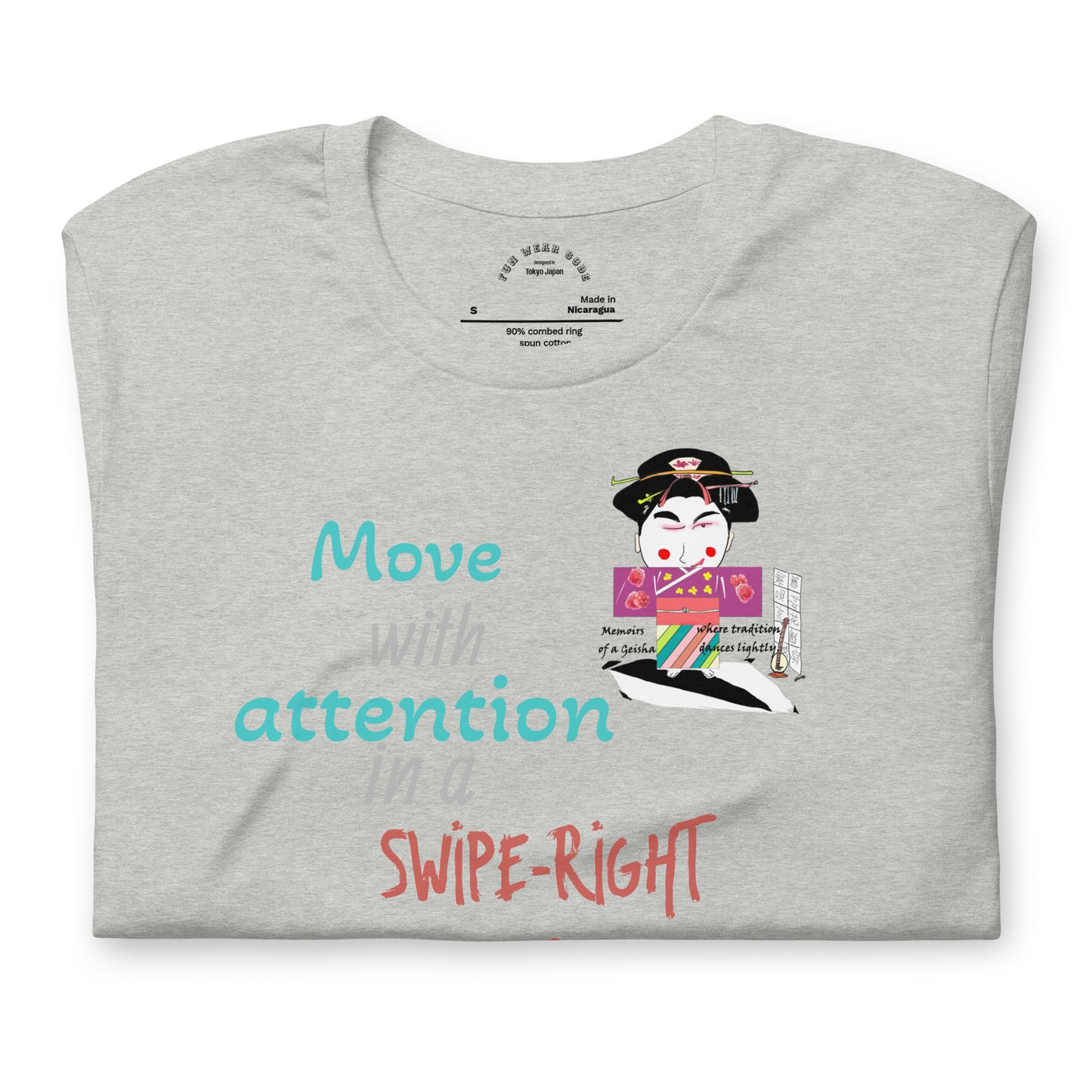 Camiseta unisex de geisha divertida - Camiseta icónica japonesa vintage | FunWearCode