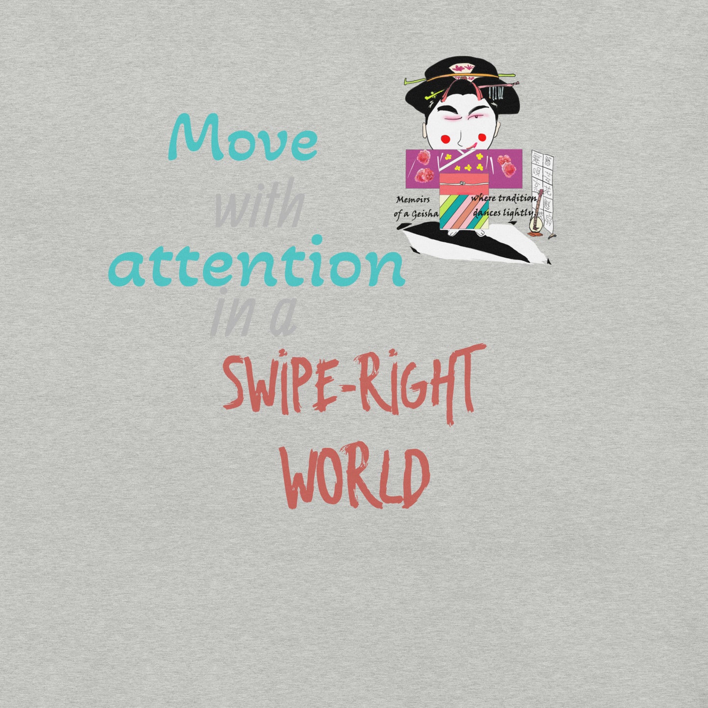 Camiseta unisex de geisha divertida - Camiseta icónica japonesa vintage | FunWearCode