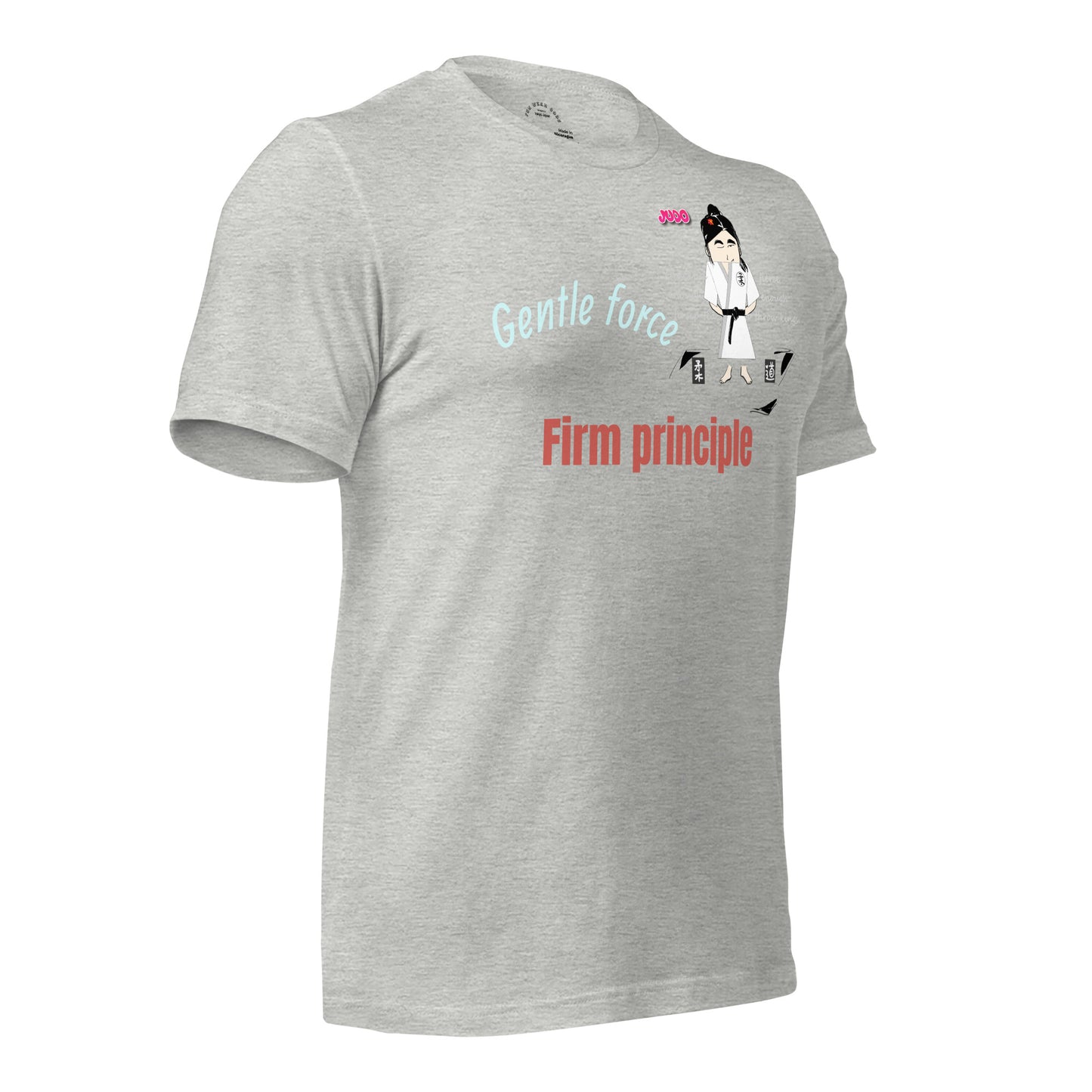 Camiseta con temática de judo para mujer: cómoda camiseta gráfica de artes marciales | FunWearCode