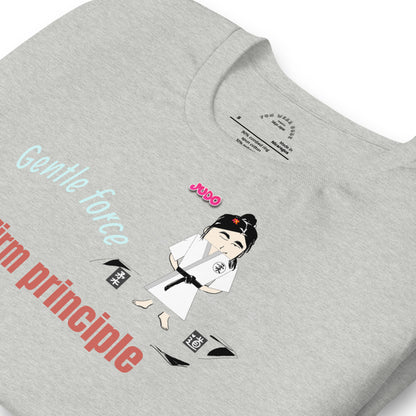 Camiseta con temática de judo para mujer: cómoda camiseta gráfica de artes marciales | FunWearCode