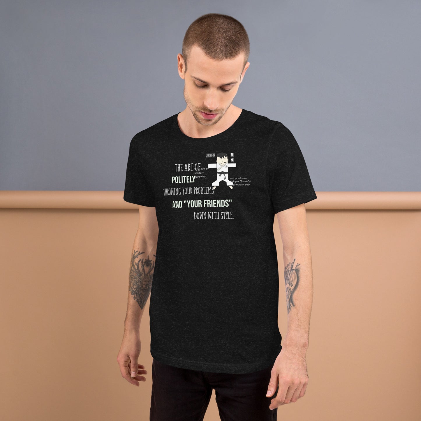 Camiseta auténtica de judo - Divertida camiseta gráfica de artes marciales | FunWearCode