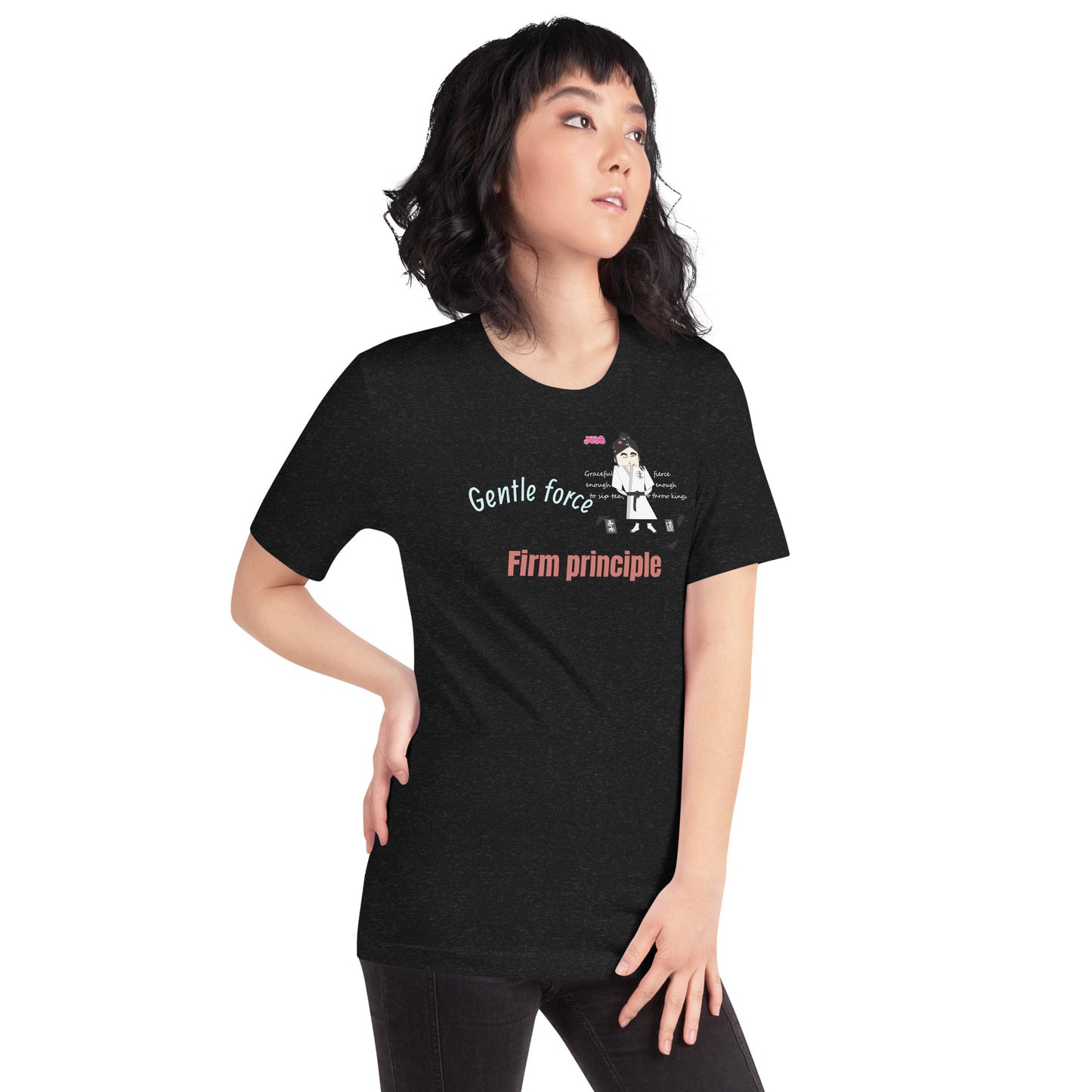 Camiseta con temática de judo para mujer: cómoda camiseta gráfica de artes marciales | FunWearCode