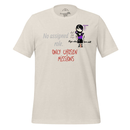 Camiseta gráfica de Lady Ninja – Camiseta con temática de artes marciales femeninas | FunWearCode