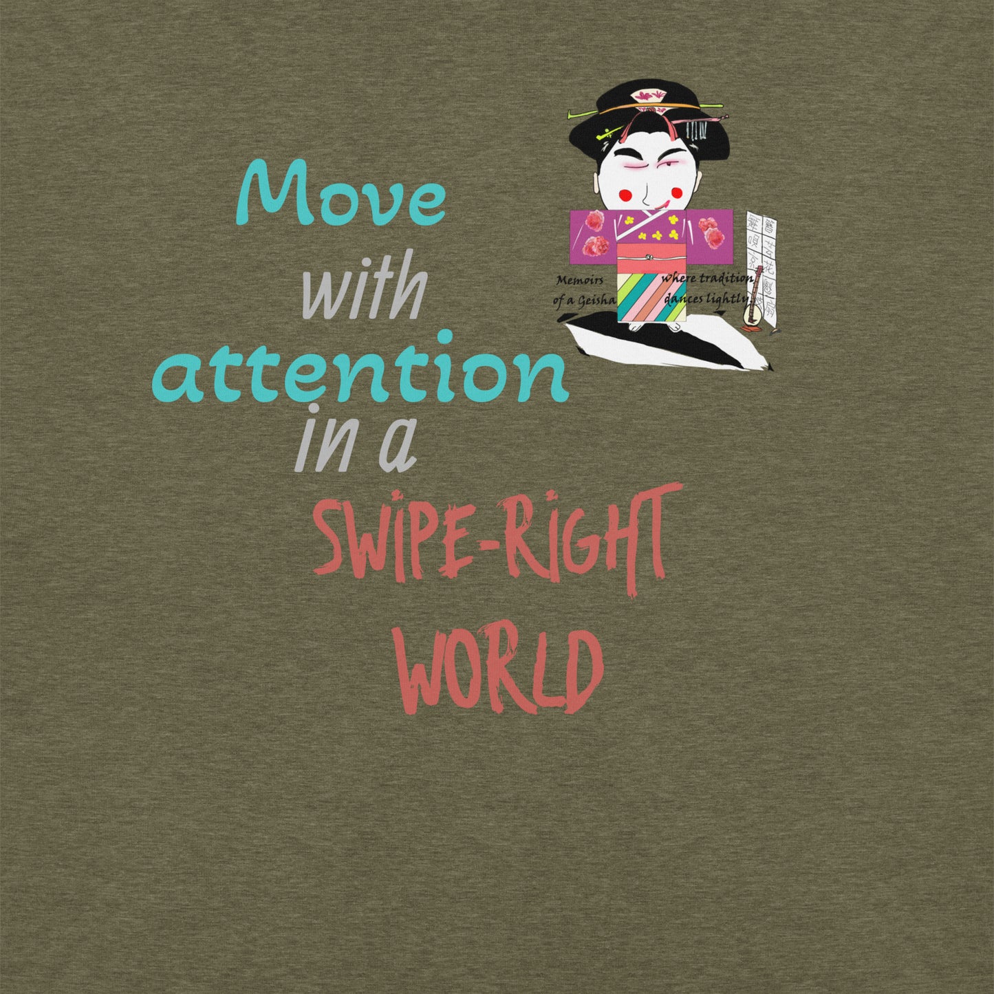 Camiseta unisex de geisha divertida - Camiseta icónica japonesa vintage | FunWearCode