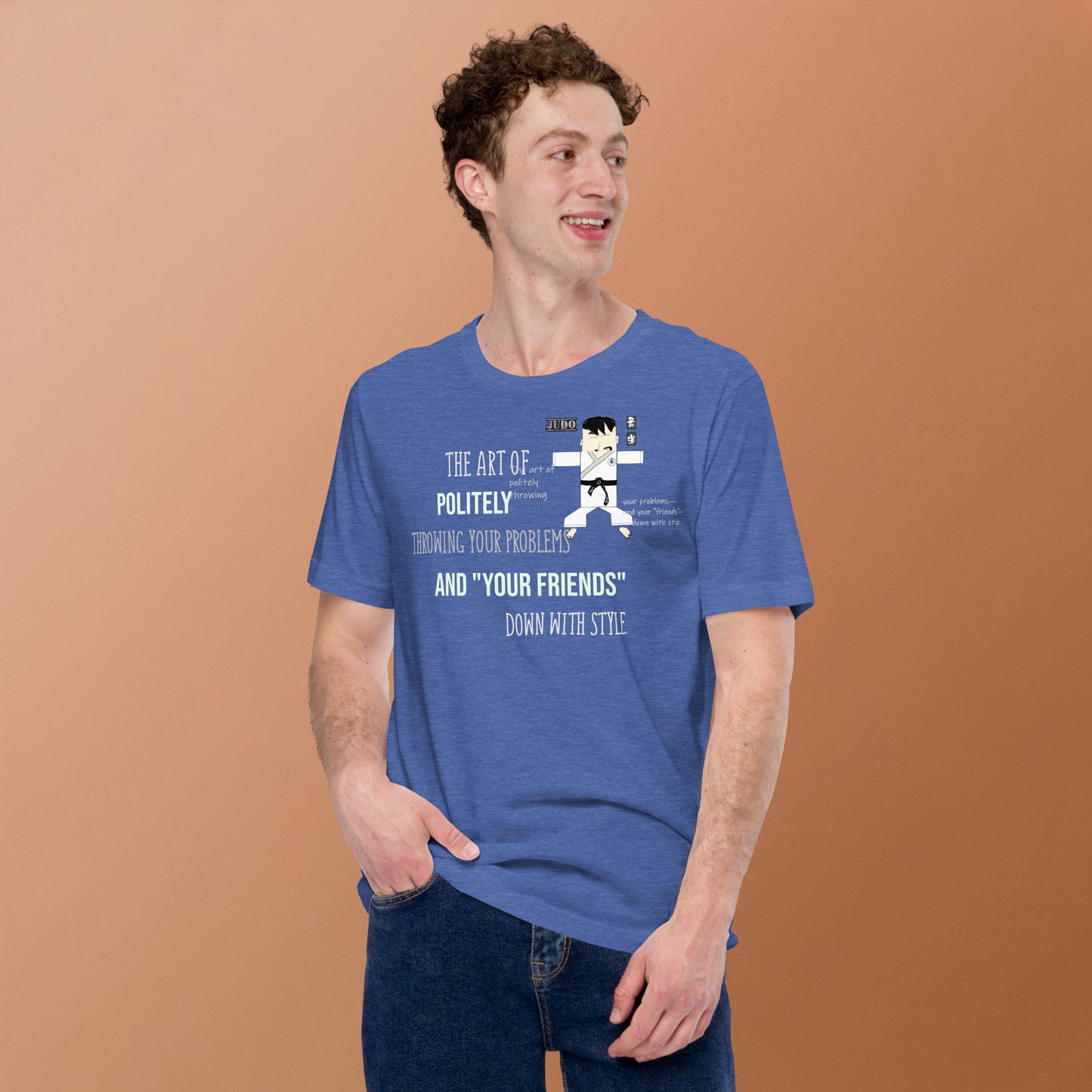 Camiseta auténtica de judo - Divertida camiseta gráfica de artes marciales | FunWearCode