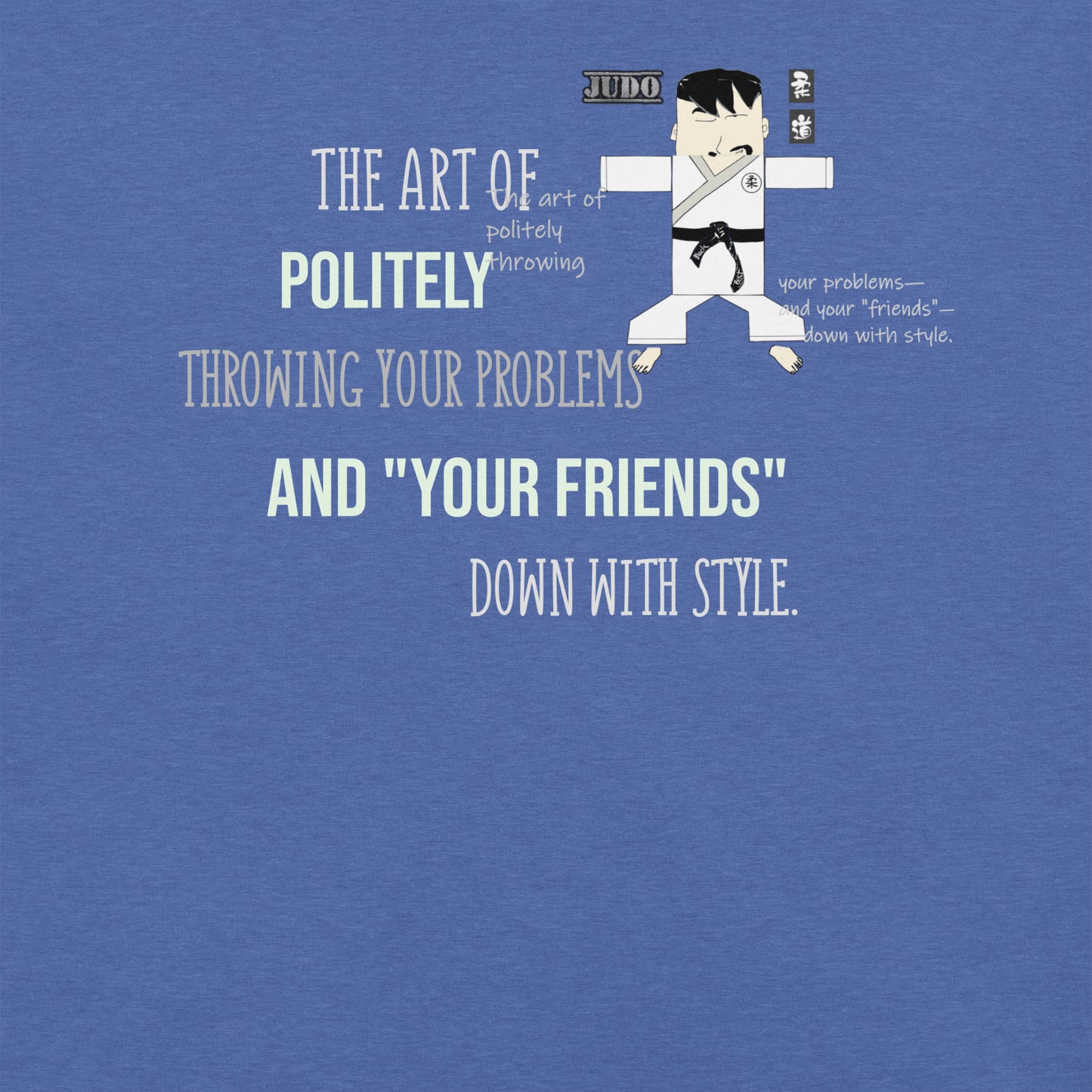 Camiseta auténtica de judo - Divertida camiseta gráfica de artes marciales | FunWearCode