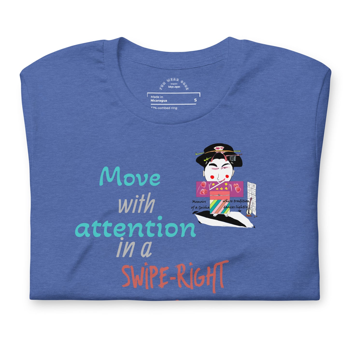 Camiseta unisex de geisha divertida - Camiseta icónica japonesa vintage | FunWearCode