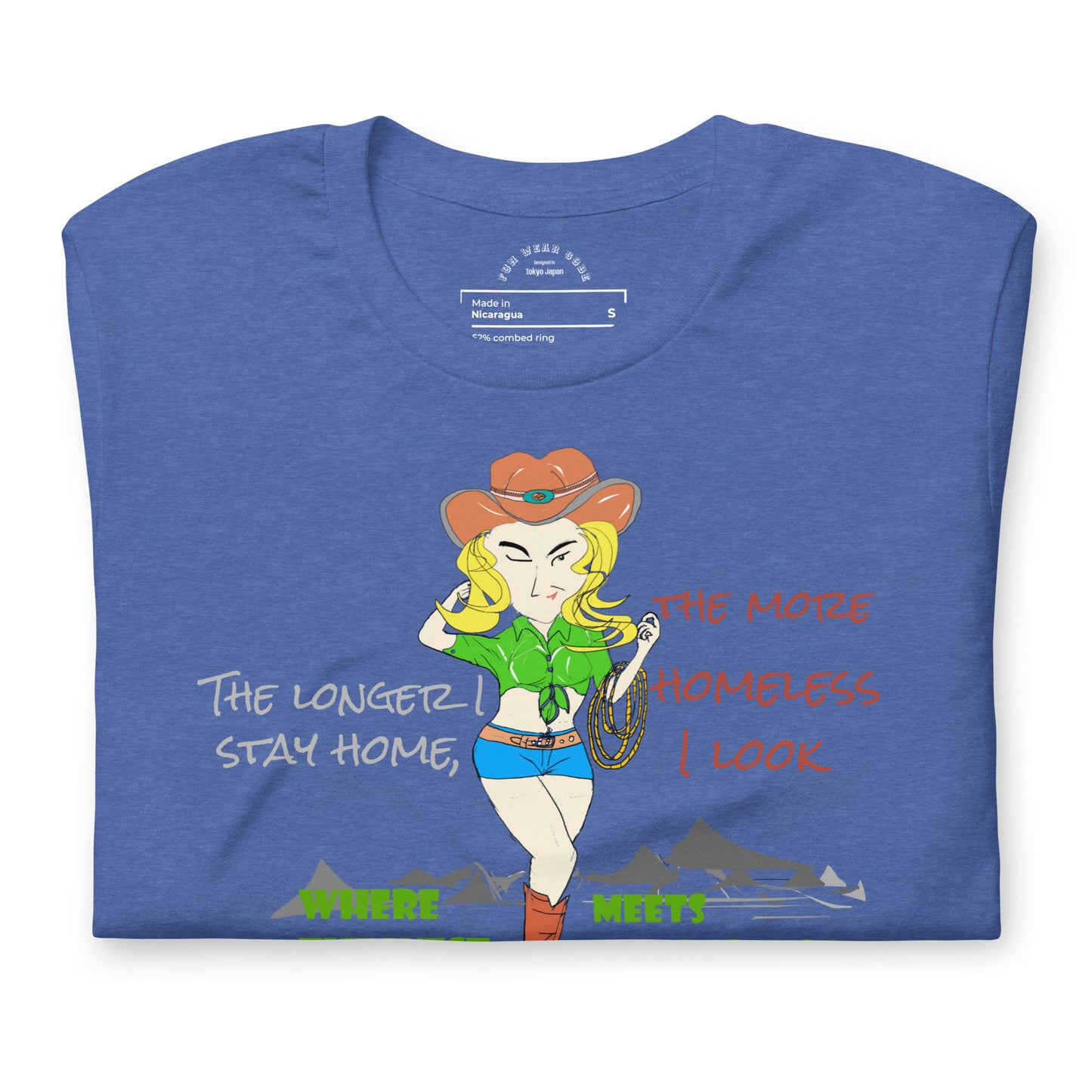 Camiseta vaquera clásica - Camiseta estilo americano para amantes de la diversión | FunWearCode