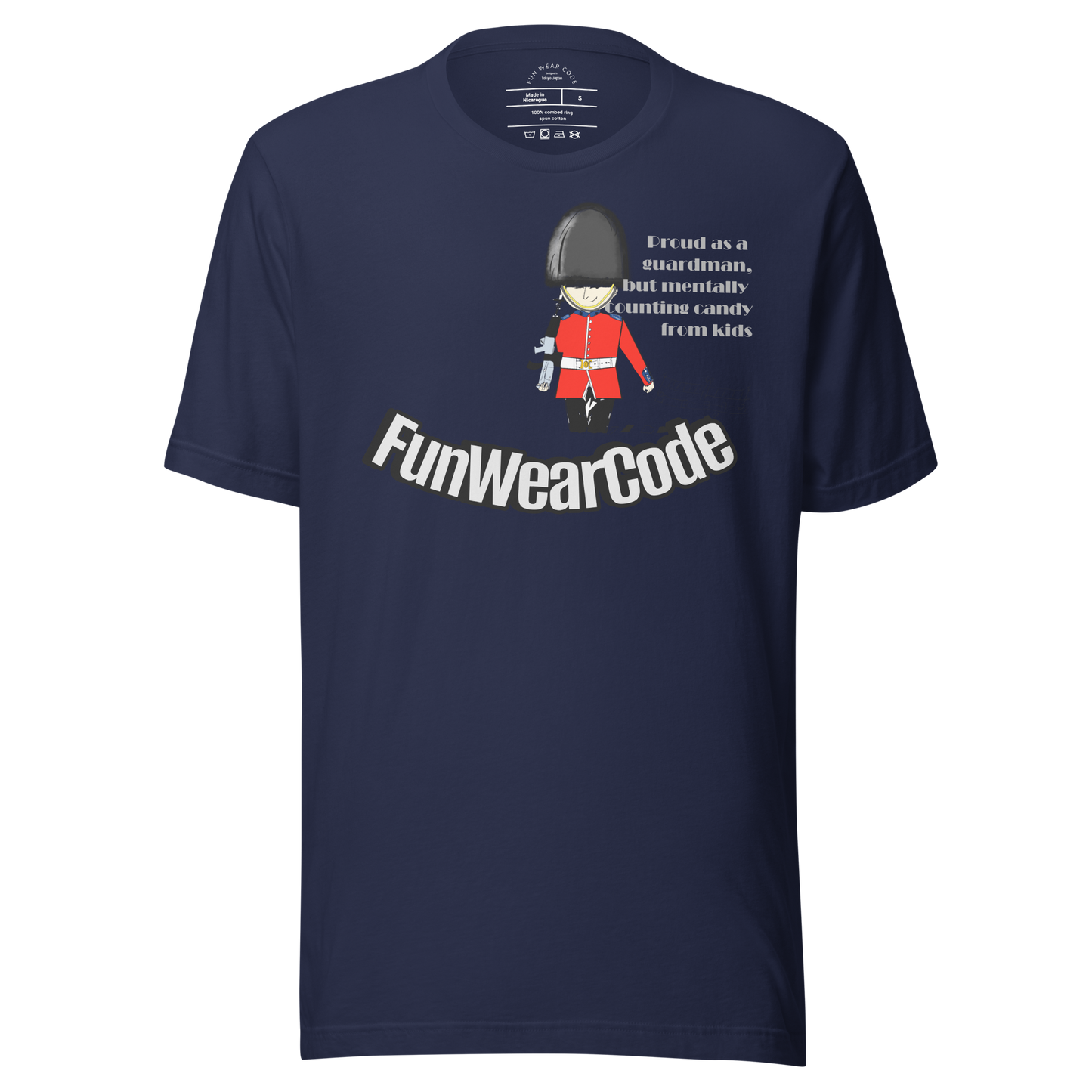 Camiseta unisex de guardia - Camiseta clásica de estilo inglés para amantes de la diversión | FunWearCode