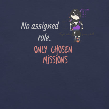 Camiseta gráfica de Lady Ninja – Camiseta con temática de artes marciales femeninas | FunWearCode