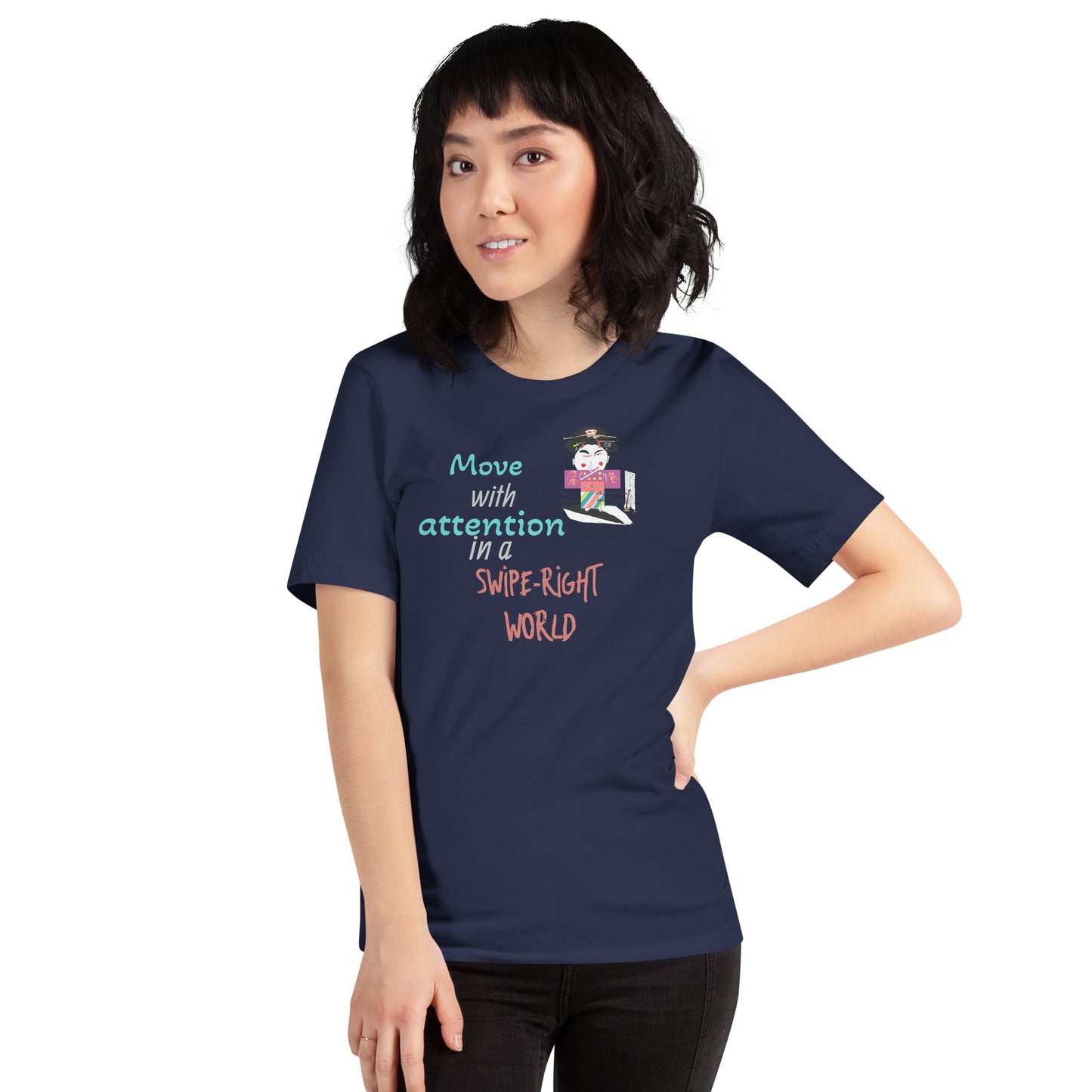 Camiseta unisex de geisha divertida - Camiseta icónica japonesa vintage | FunWearCode